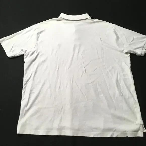 US Polo Assn Men Polo Shirt 2XL White Pique Short Sleeve - Picture 7 of 8
